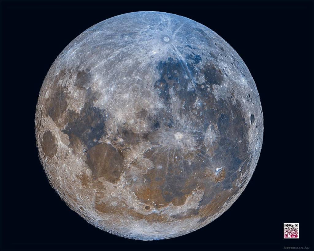 A Unique Colourful and Educational Fullmoon - Solar System