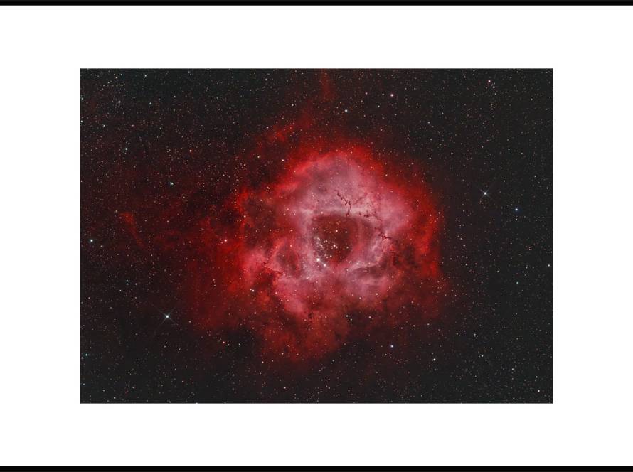 The Rosette Nebula – A Cosmic Bloom of Starbirth