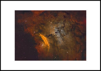 NGC 6559 – A Cosmic Canvas of Light and Dust