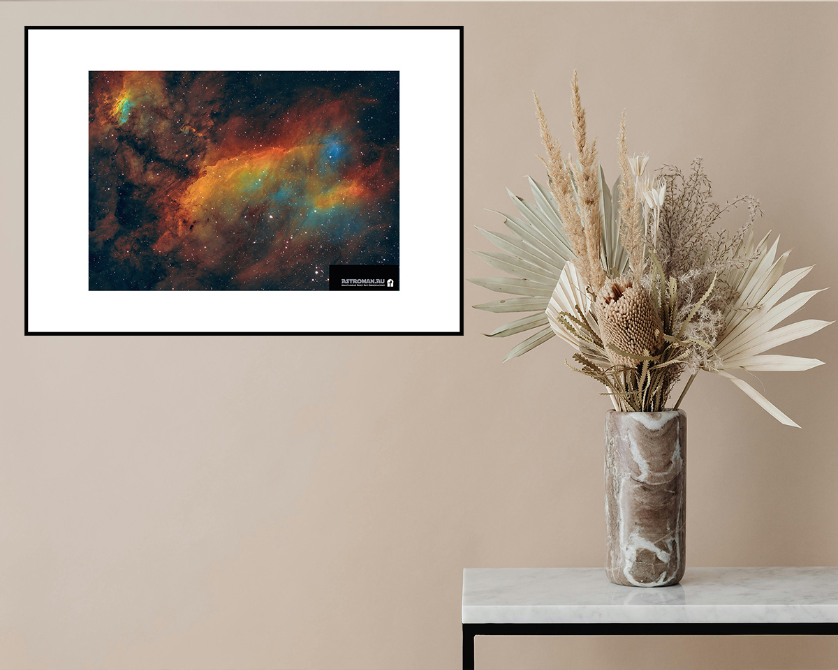 The Prawn Nebula (IC 4628) – Foraxx Palette - Image 2