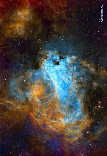 Omega Nebula — The Swan Among the Stars